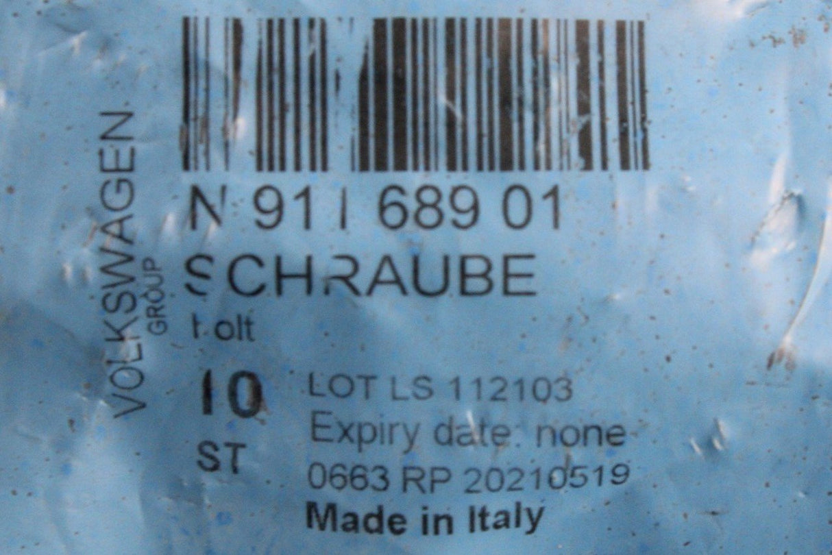 VW Audi Skoda SEAT inner multipoint head bolt M12x1.5x65 N91168901