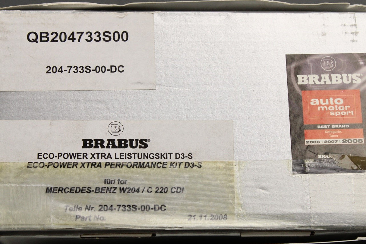 Mercedes-Benz W204 C220 CDI Brabus D3S xtra performance kit QB204733S00