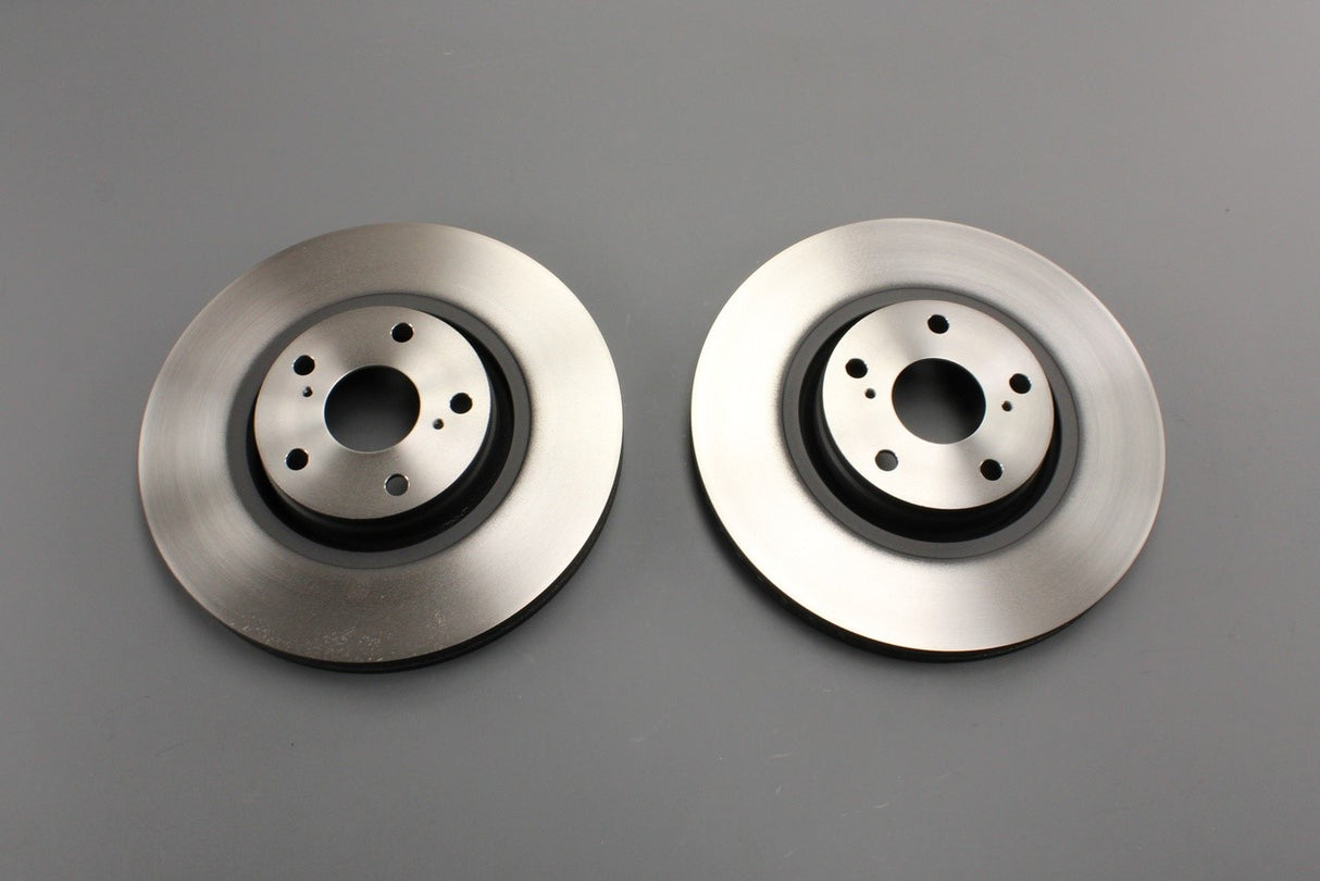 Toyota Avensis 08-18 Verso 09-17 front brake discs (x2) 43512-YZZAK