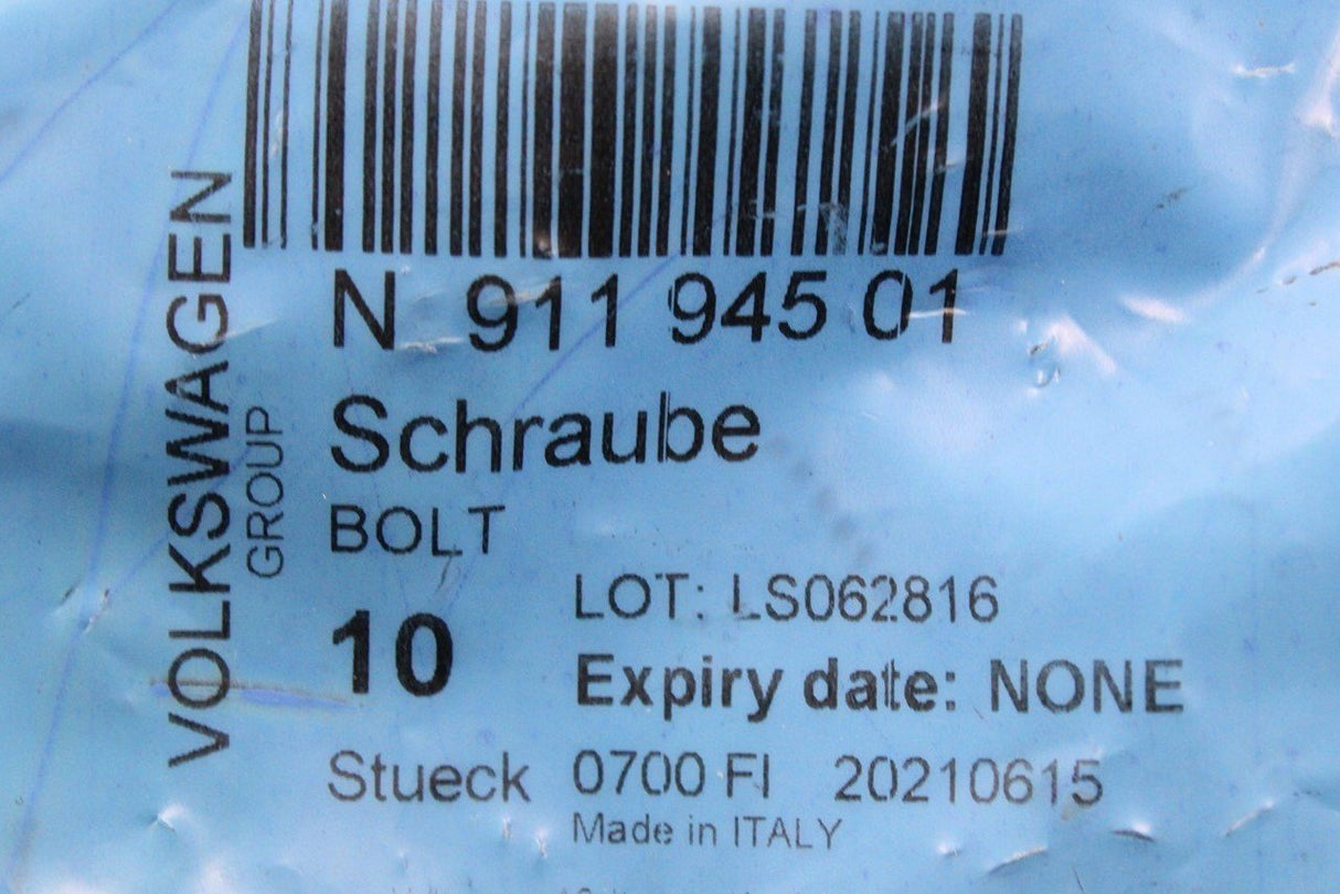 VW Audi Skoda SEAT inner multipoint head bolt M12x1.5x35 (x1) N91194501