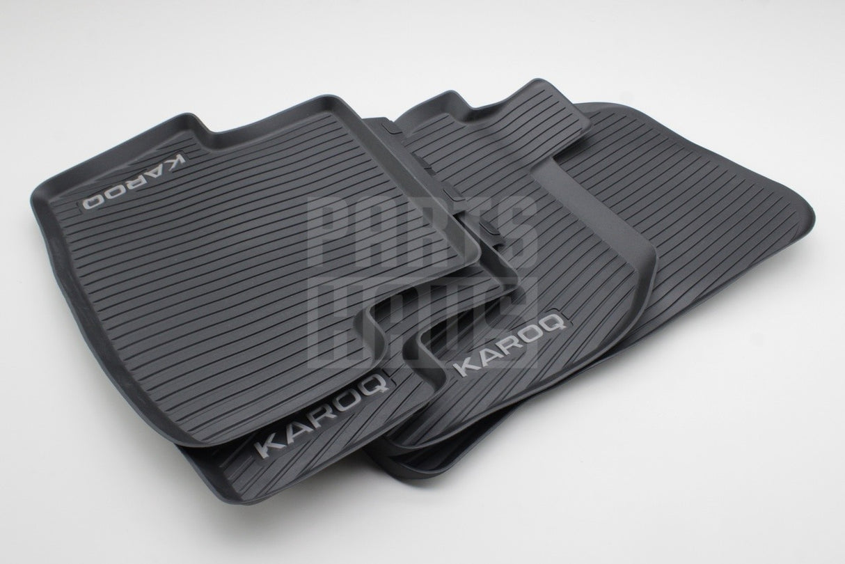 Skoda Karoq 18-on RHD all weather floor mats set 57C061502A / 57A061512A