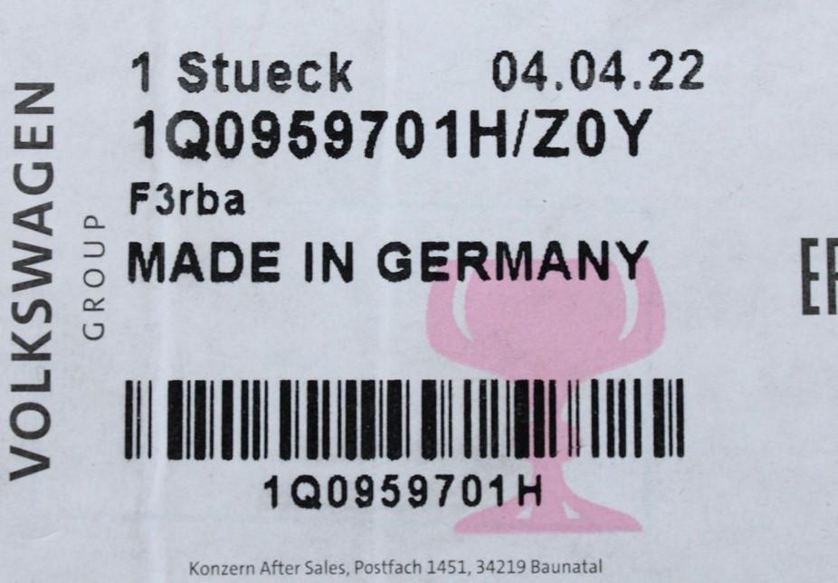 VW Scirocco 2009-18 Window regulator motor (right) 1Q0959701HZ0Y