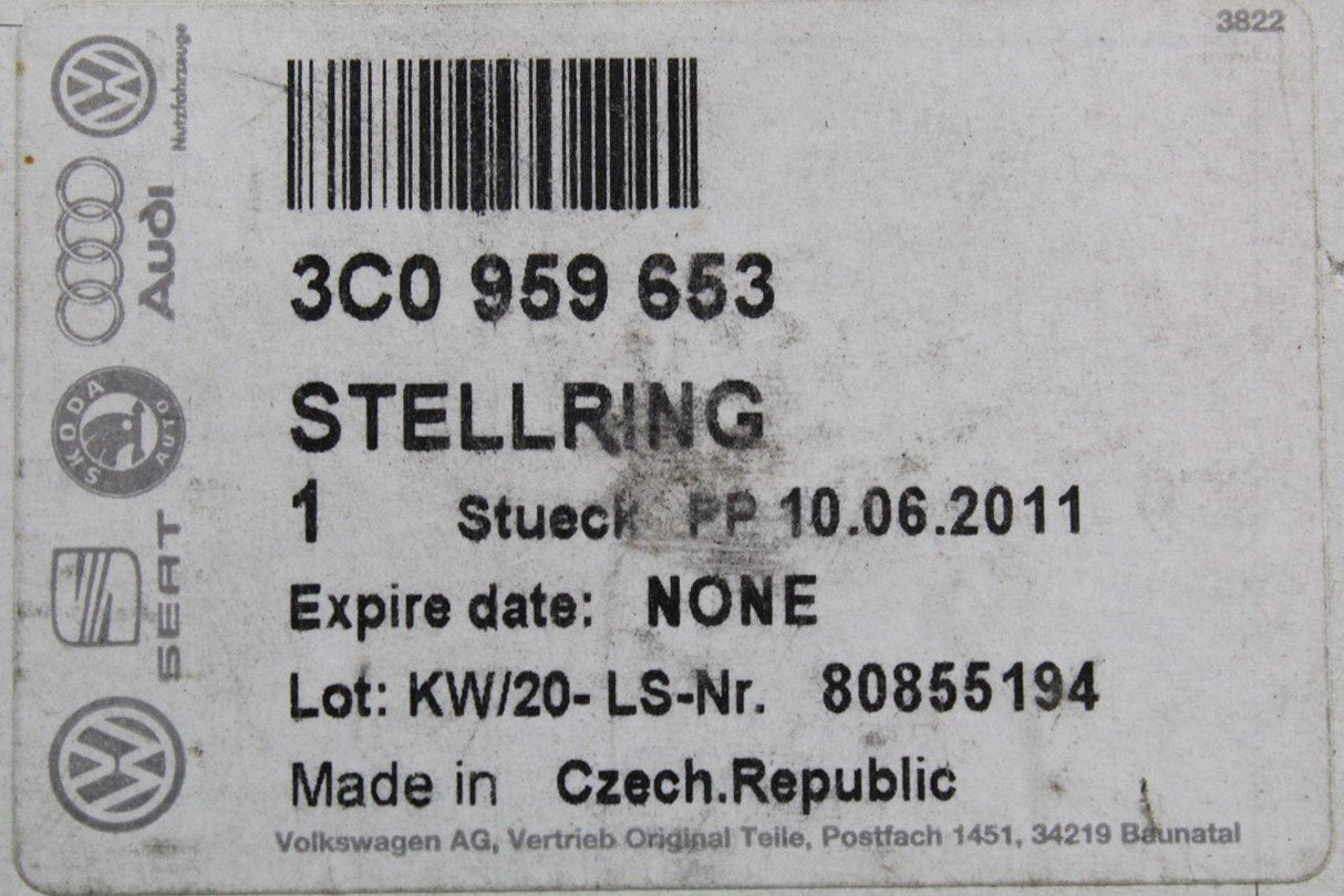 VW Passat B6 2006-2007 steering wheel slip ring unit 3C0959653