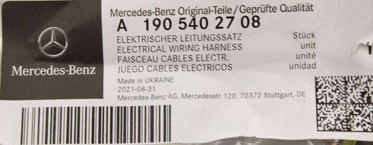 Mercedes-Benz electrical wiring harness A1905402708