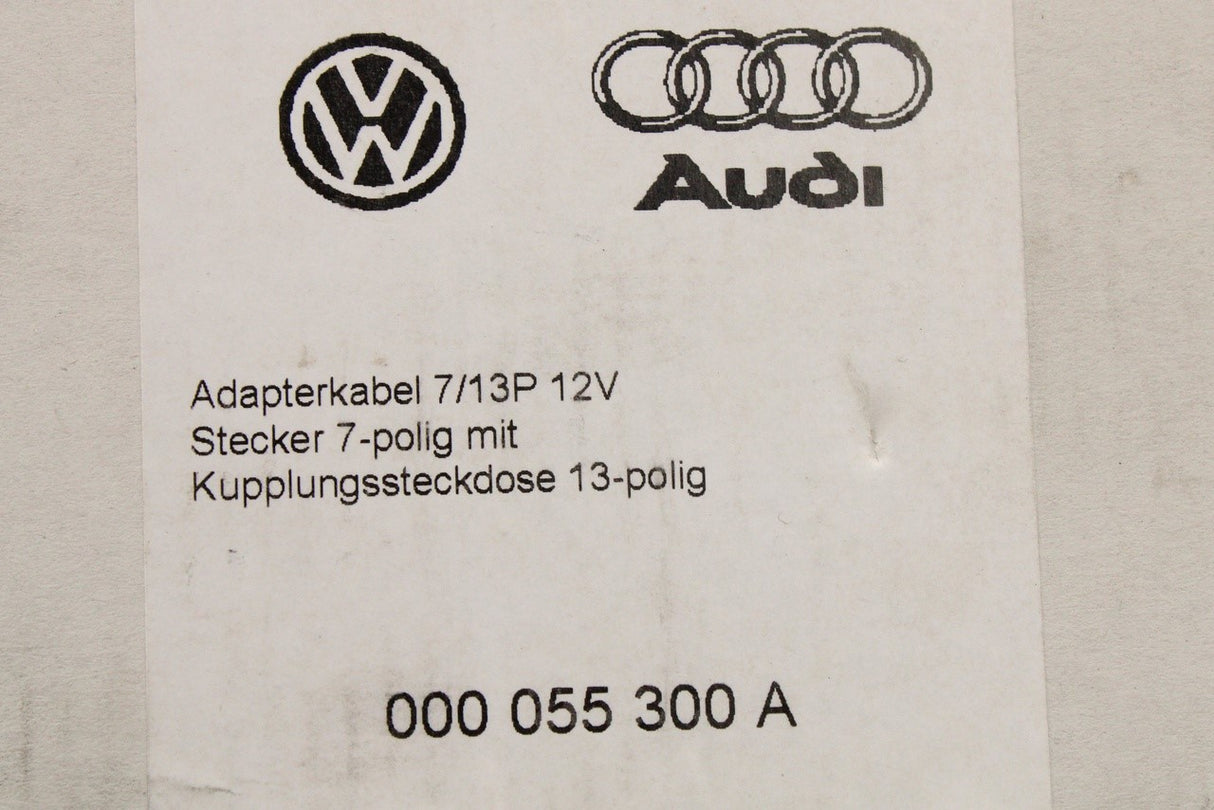 VW Audi Skoda SEAT 7-13 pin adapter for towing electrics 000055300A