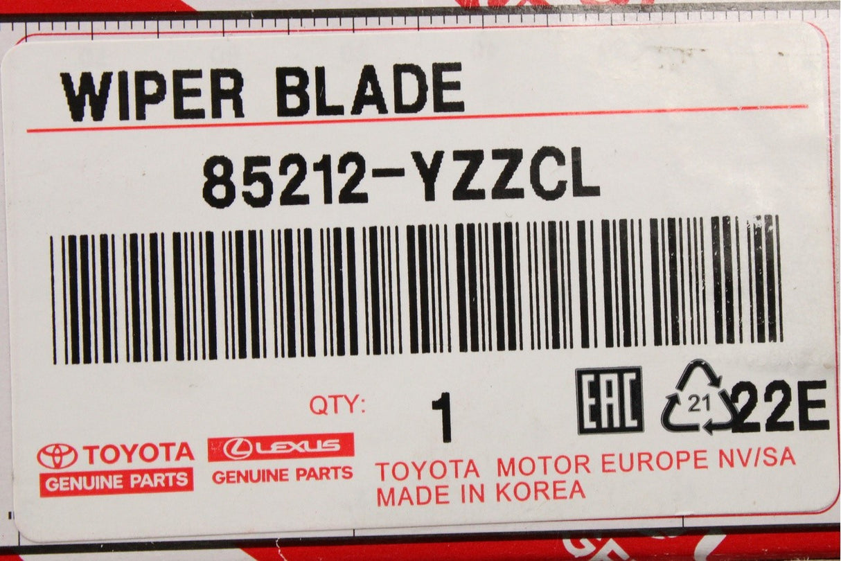 Toyota Hilux 05-15 Celica 93-99 single wiper blade 85212-YZZCL