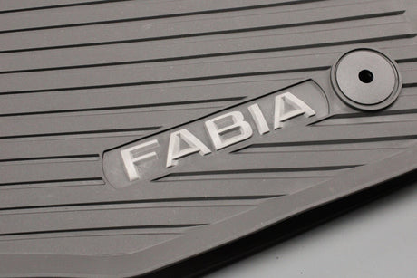 Skoda Fabia 2022-on rubber floor mat set (LHD) 6VB061500