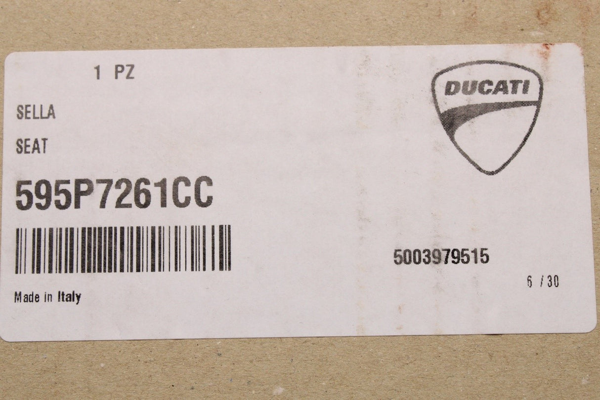 Ducati Hypermotard 698 Mono 2024-on stock seat 595P7261CC