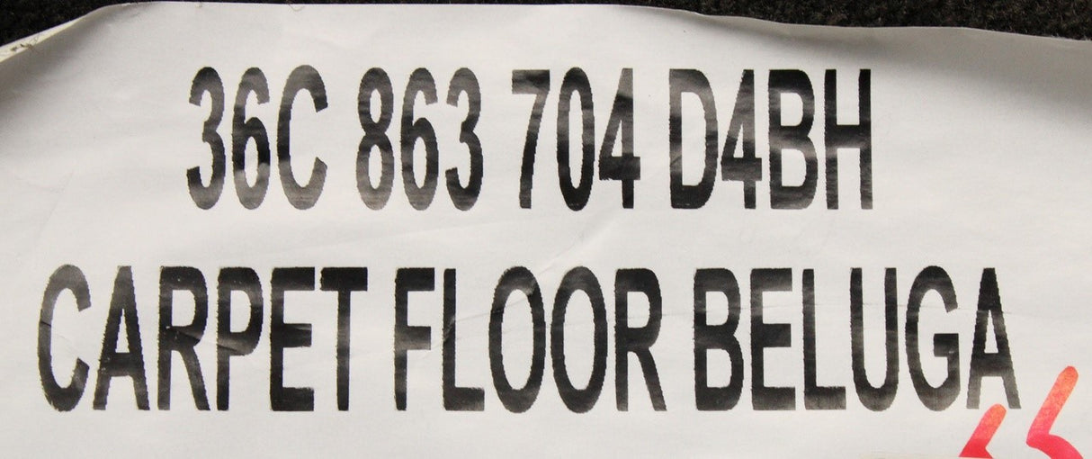 Bentley Bentayga 2017-2020 RHD floor carpet (right) 36C863704D 4BH
