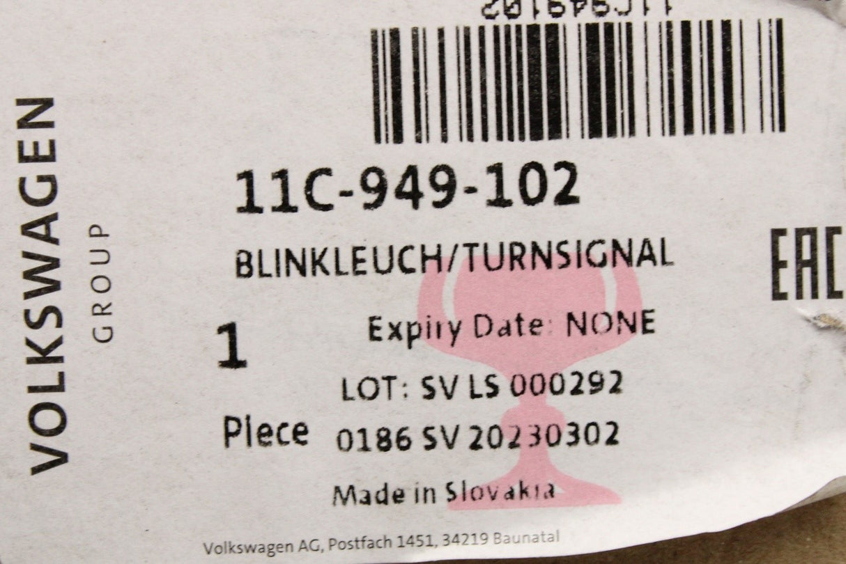 VW ID.4 ID.5 Audi Q4 Skoda Enyaq wing mirror indicator (right) 11C949102