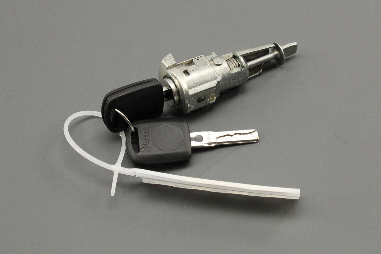 Skoda Octavia 2004-13 replacement door lock barrel with keys 1Z0898168D