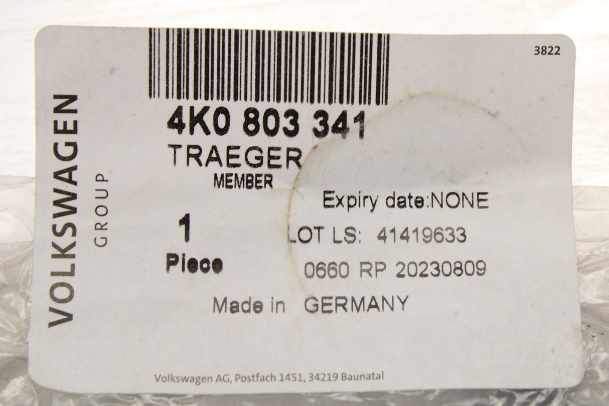 Audi A6 A7 RS6 RS7 2019-on floor cross member 4K0803341