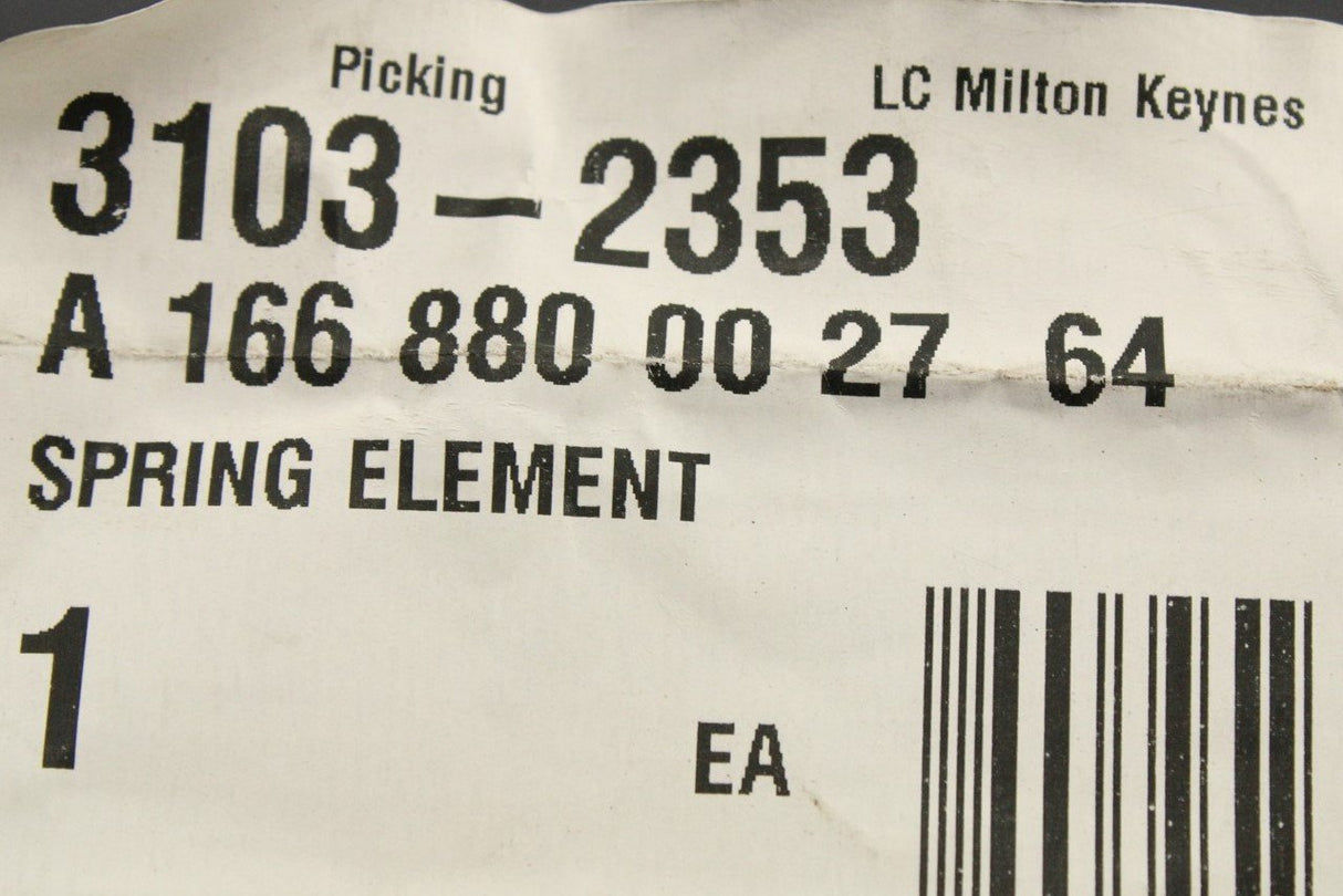 Mercedes-Benz bonnet release spring element A166880002764