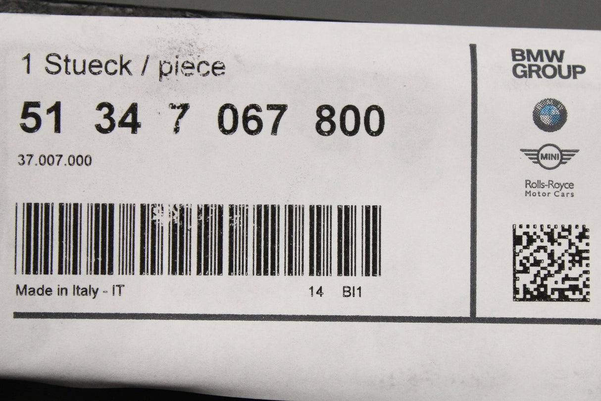 BMW 1 Series E87 03-07 5-door window regulator (rear right) 51347067800