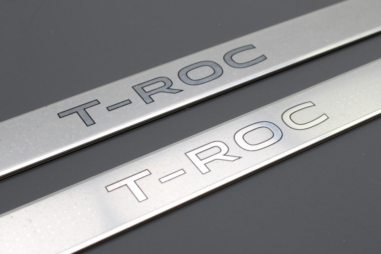 VW T-Roc 2026-on aluminium door sill protectors (front) 2GV071303
