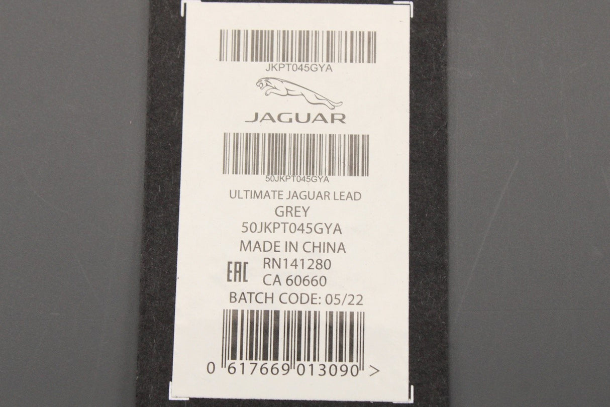 Jaguar accessory grey ultimate pet lead JKPT045GYA