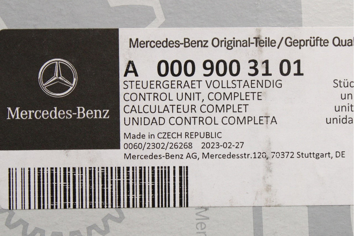 Mercedes-Benz fuel pump control unit A0009003101