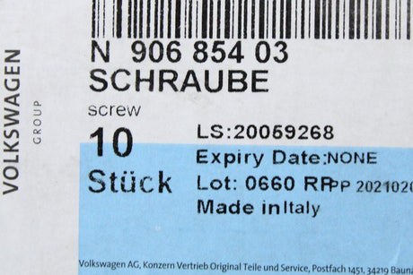 VW Transporter T5 T6 Touareg Audi Q7 caliper mounting bolt x1 N90685403