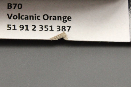 MINI Volcanic Orange B70 touch up paint set 51912351387
