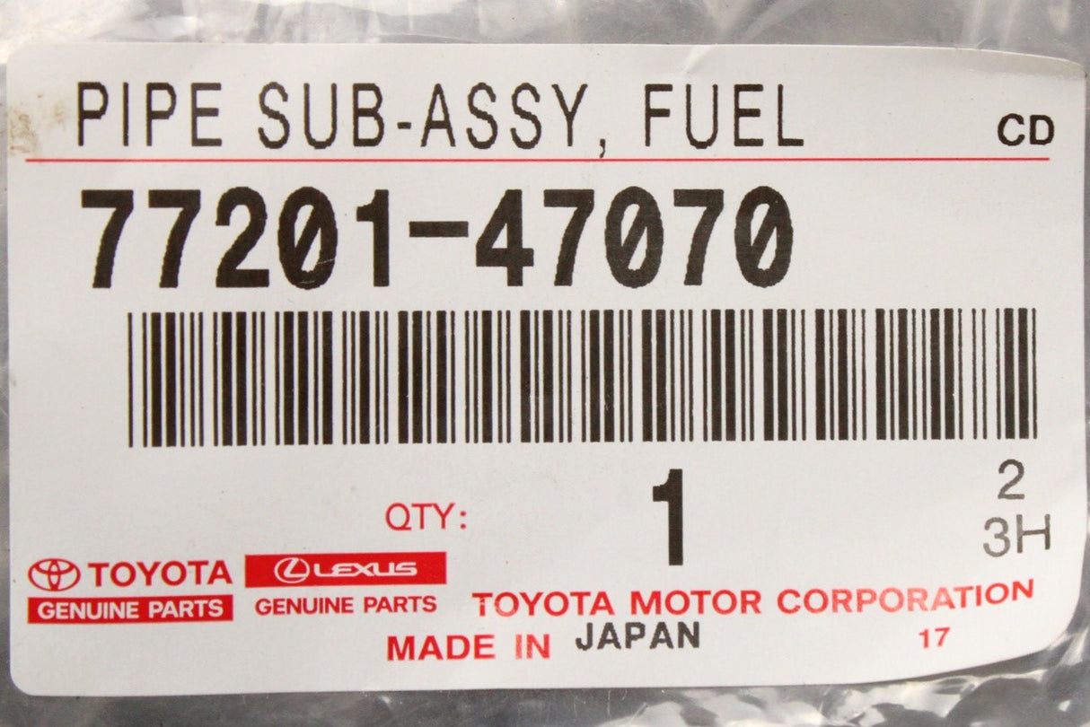 Toyota Prius 2003-09 fuel tank filler pipe 77201-47070
