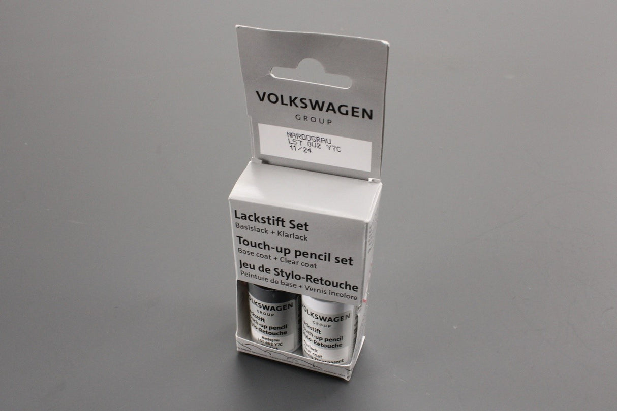 Audi touch up paint pen set x2 9ml Nardo Grey LY7C LST0U2Y7C