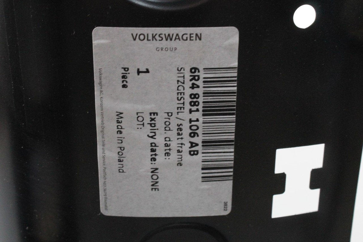 VW Caddy Amarok Front right drivers seat base frame 6R4881106AB