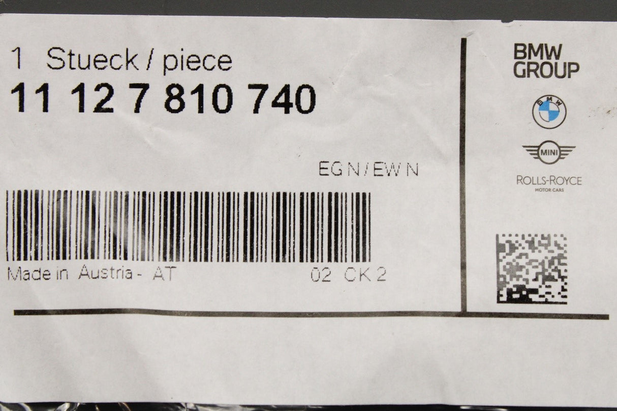 BMW 3 4 5 6 7 X3 X4 X5 X6 cylinder head vent hose 11127810740