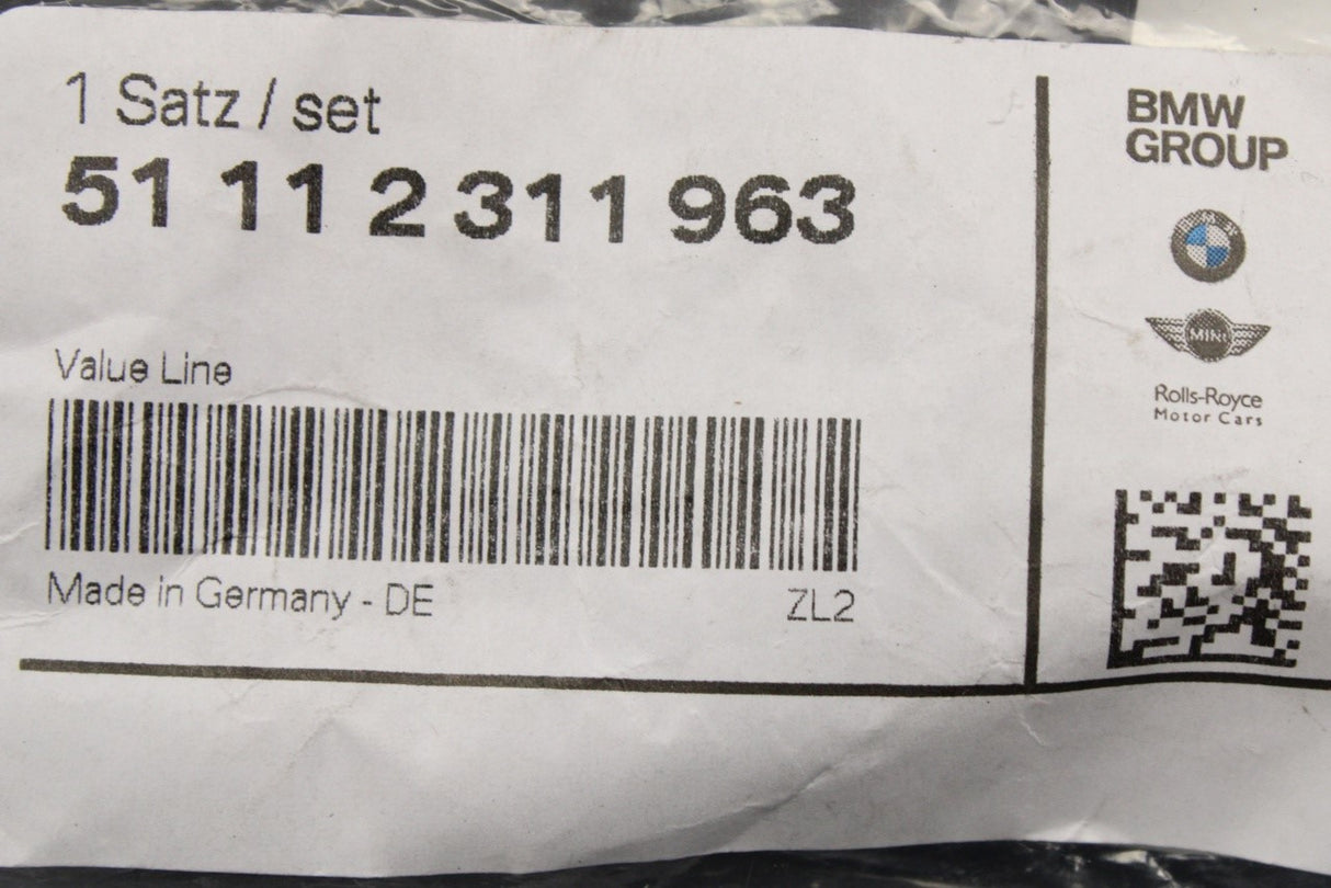 MINI R50 R53 R52 Cabrio rear bumper fixing screw set 51112311963
