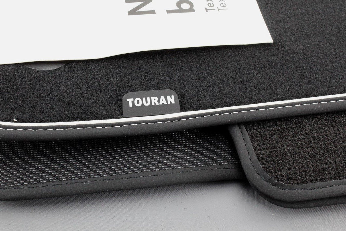 VW Touran 16-2021 front & rear premium carpet floor mats 5QC061270 WGK