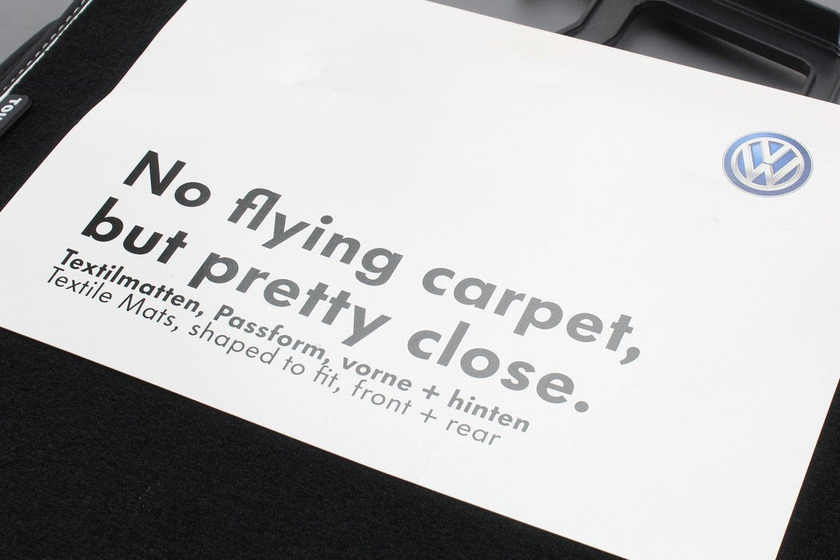 VW Touran 16-2021 front & rear premium carpet floor mats 5QC061270 WGK