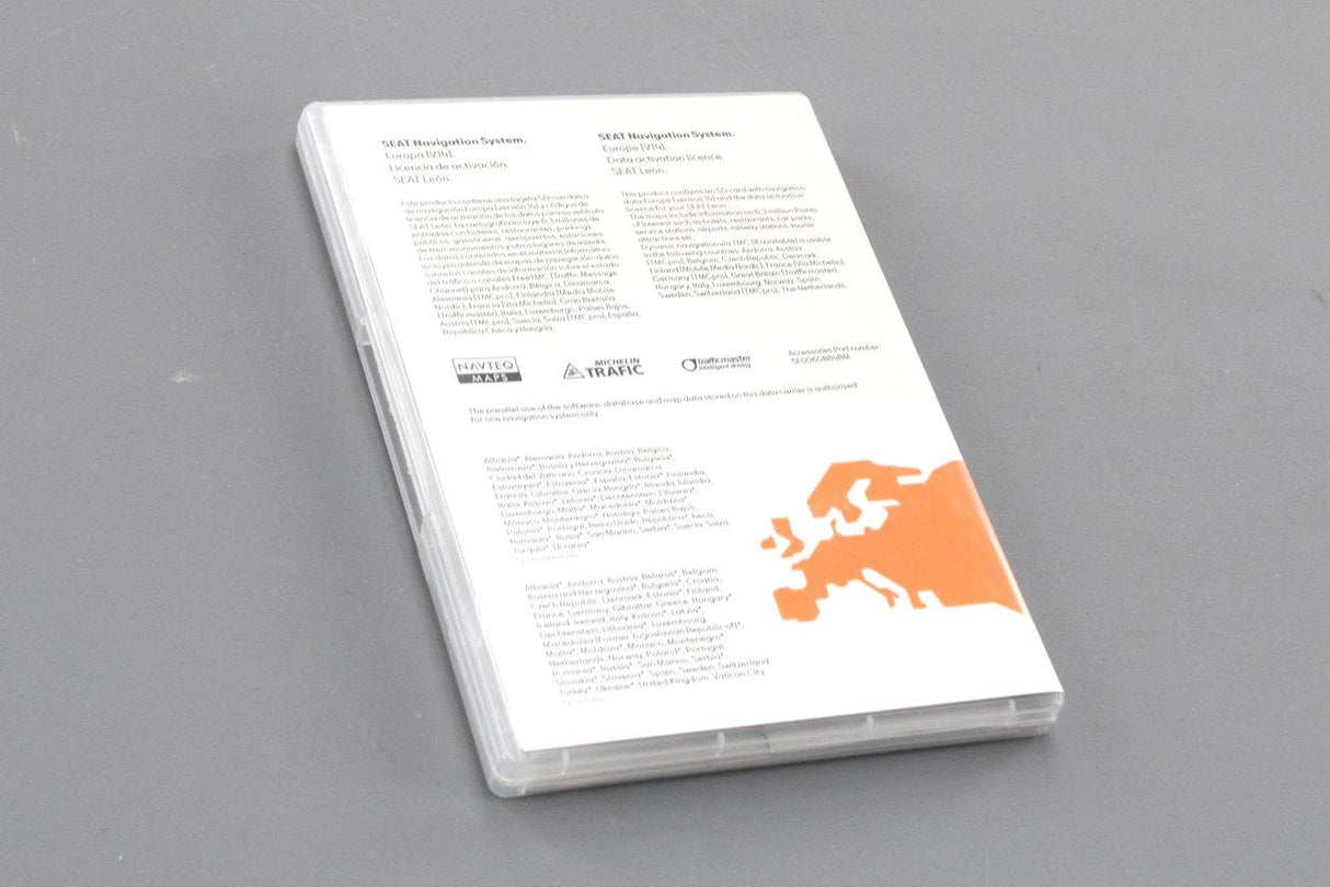 SEAT Navigation system Europe V14 SD card 5F0060884BM