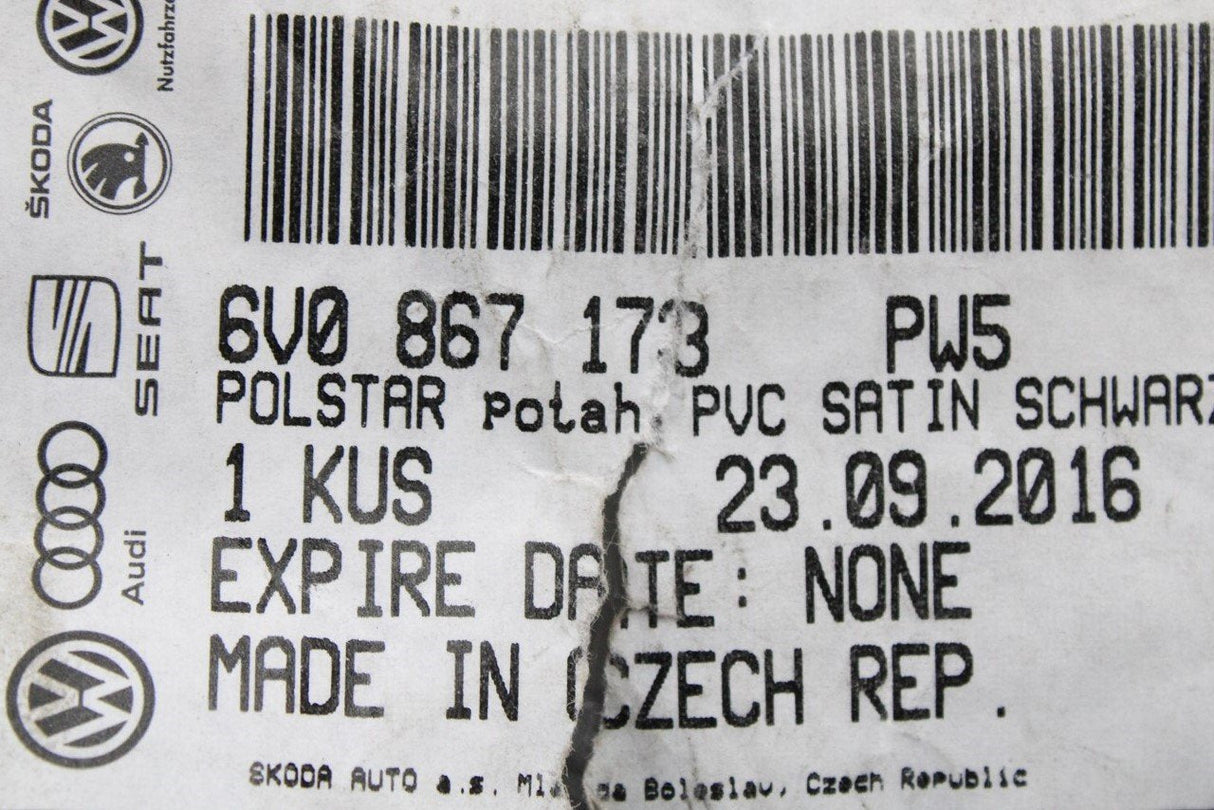 Skoda Rapid Toledo centre console armrest cover 6V0867173 PW5