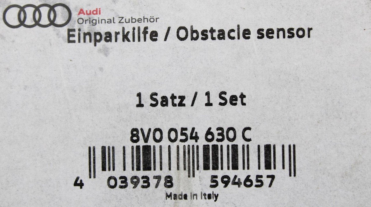 Audi A3 2013-on 8V Q2 retrofit parking sensor kit (front) 8V0054630C