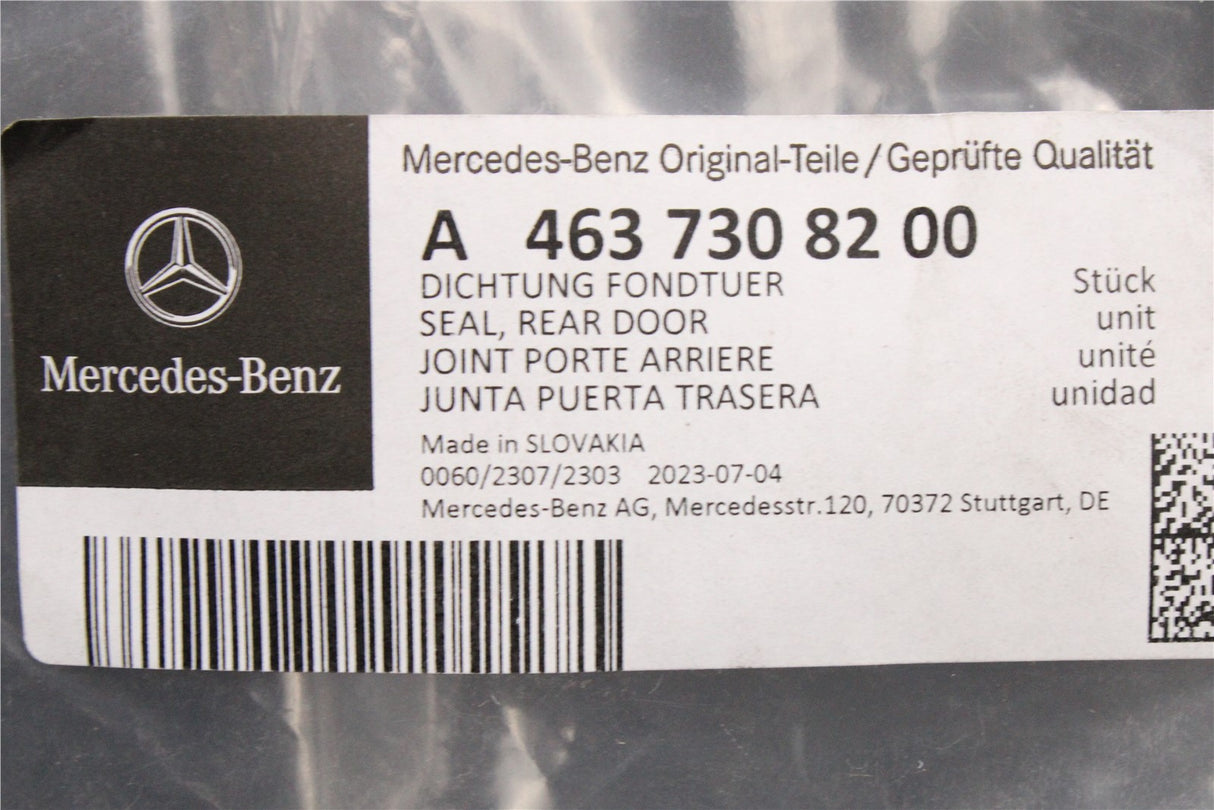 Mercedes-Benz G63 AMG door card seal (rear right) A4637308200