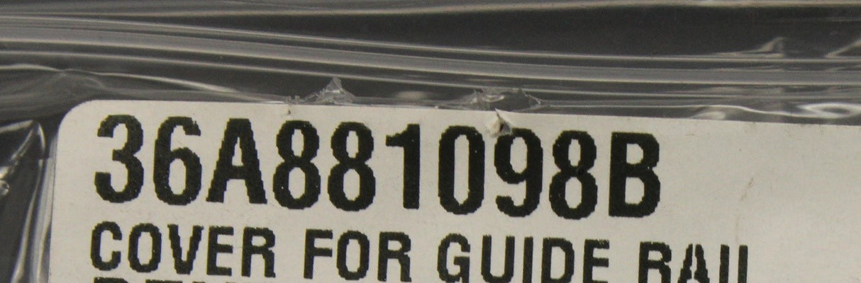 Bentley Bentayga 17-on seat rail end cover (rear, left rail) 36A881098B