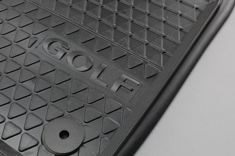 VW Golf MK5 MK6 2004- 13 Front rubber floor mat set pair RHD 1K2061501A 041