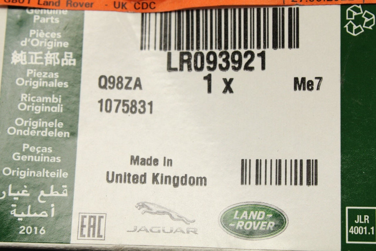 Range Rover Evoque 2012-2018 air vent bezel trim (centre left) LR093921