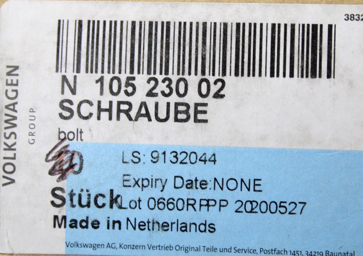 VW Touareg Audi A8 Q7 Skoda SEAT hex collared bolt M14x1.5x100 N10523002