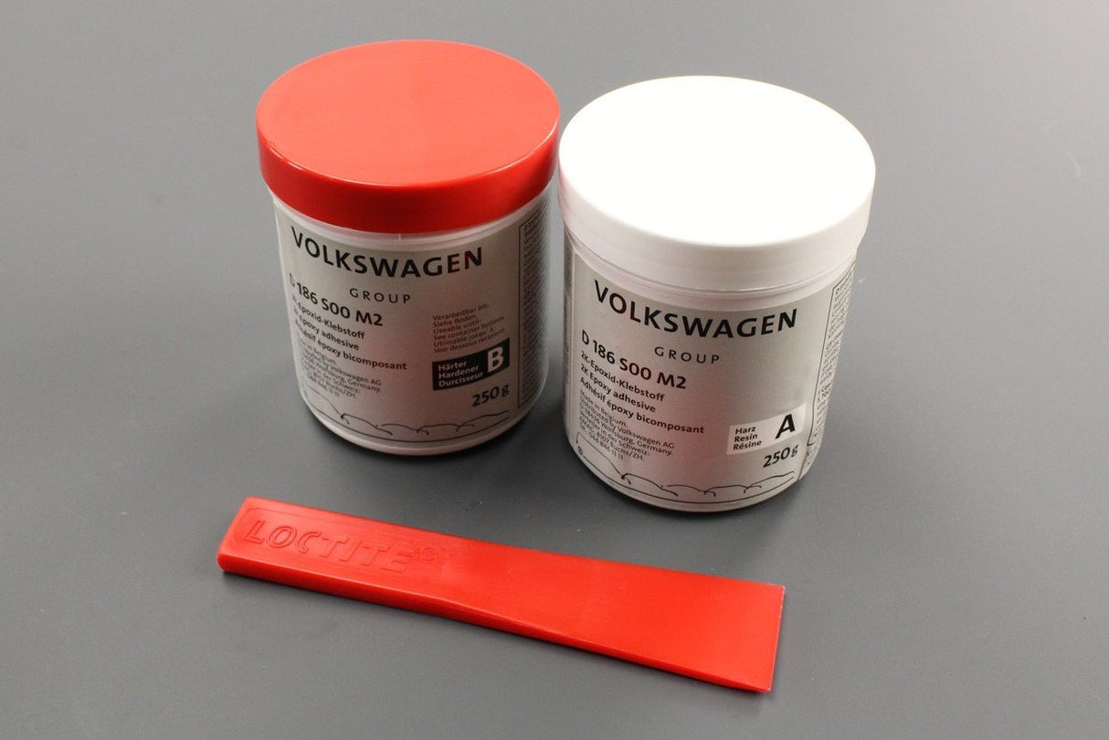 VW Volkswagen 2K epoxy adhesive (resin and hardener) D186S00M2