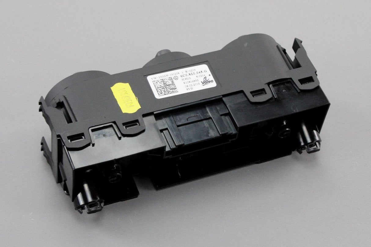VW Polo 6C 2015-2017 manual heater A/C controls (chrome dial) 6C0820045G