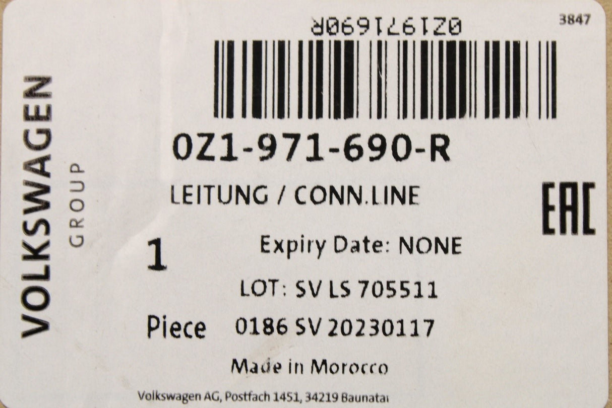 VW ID.3 Audi Skoda Enyaq Cupra battery cell connector line 0Z1971690R