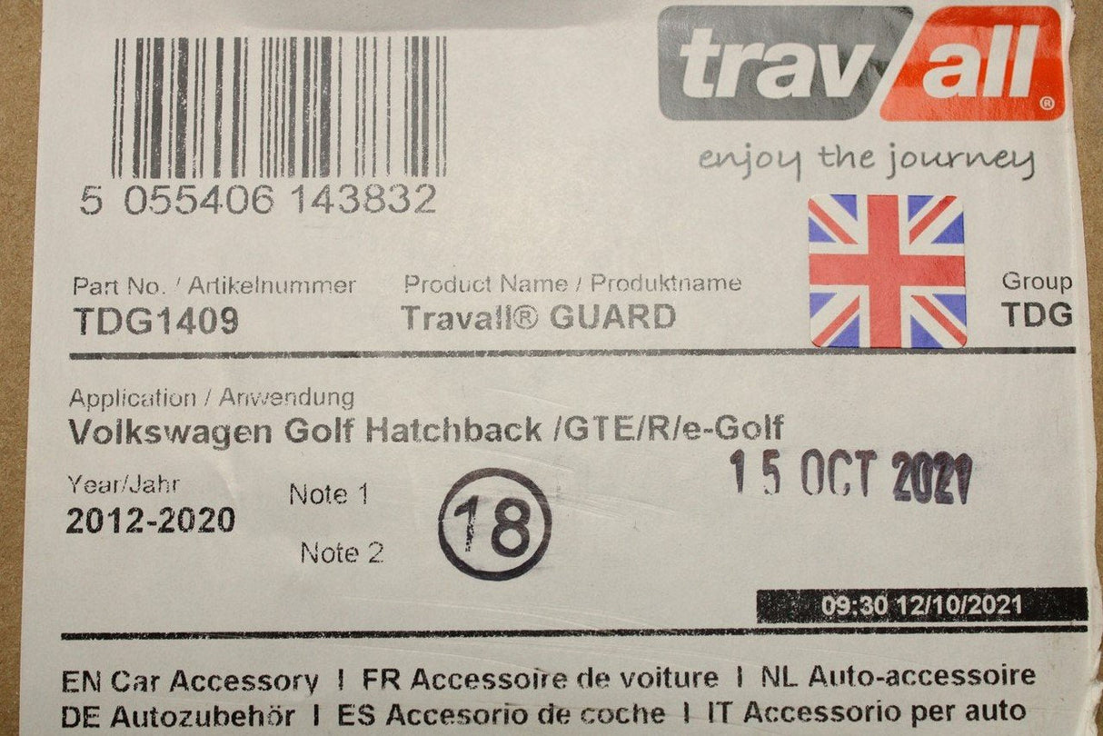 VW Golf MK7 MK7.5 2013-2020 Travall dog guard partition ZGB5G0017221