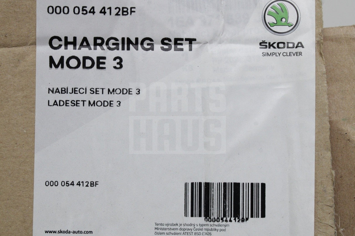 Skoda E-Citigo Enyaq Octavia Superb charging cable (mode 3) 000054412BF