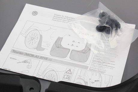 VW Touran 2016-on accessory rear mud flaps set 5TA075101