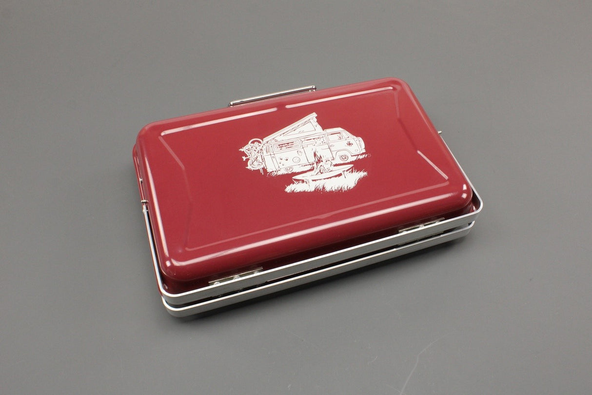 Volkswagen T2 portable folding camping grille (red) 7E9069642