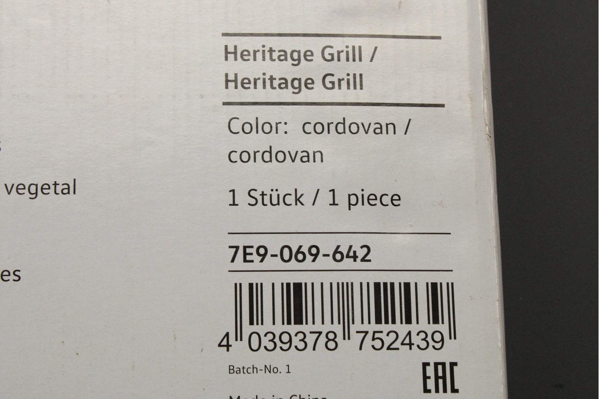 Volkswagen T2 portable folding camping grille (red) 7E9069642