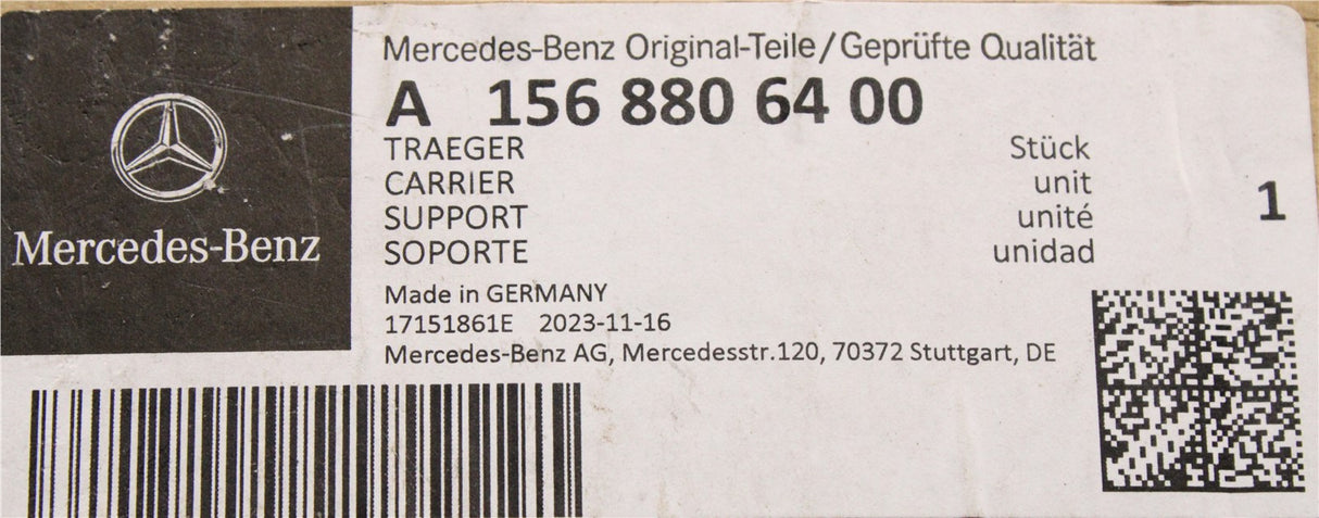 Mercedes-Benz GLA W156 front radiator grille carrier A1568806400