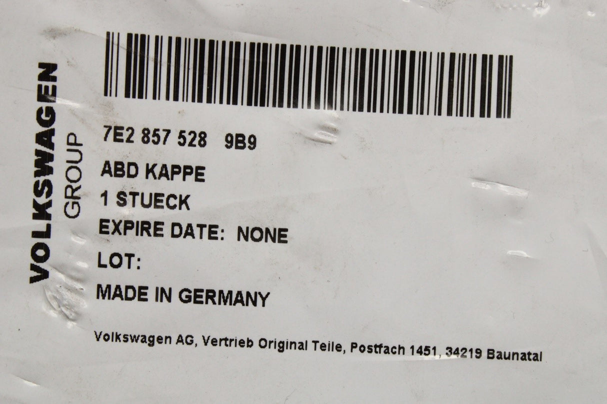 VW Caddy Transporter T5 2003-2020 wing mirror cap (right) 7E2857528 9B9