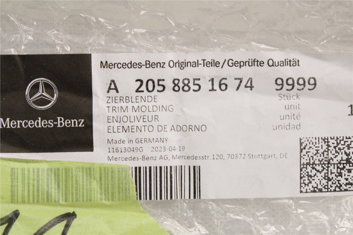 Mercedes-Benz C-Class 205 14-21 front bumper lower splitter A2058851674