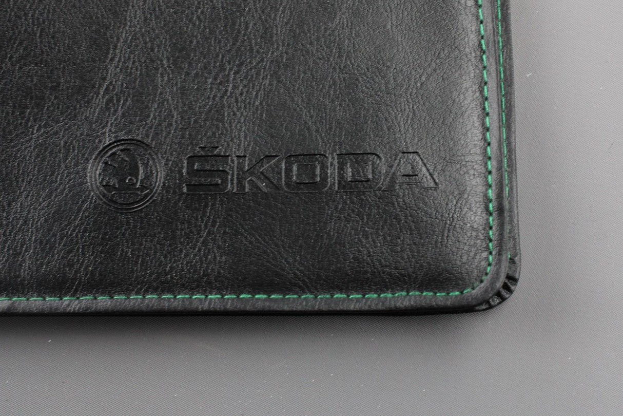 Skoda accessory leather service book wallet S0059902199
